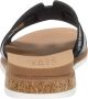 Skechers Desert Kiss Low Peak Look Dames Slippers Zwart - Thumbnail 6