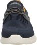 Skechers Del Retto Clean Slate Sportief Blauw - Thumbnail 5