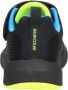 Skechers Dynamic Tread Jongens Sneakers Black Blue Lime - Thumbnail 7