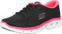 Skechers Glide-Step Flex Sneakers Laag zwart - Thumbnail 3