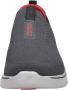 Skechers Go Walk 7 Heren Instappers Grijs Zwart - Thumbnail 7