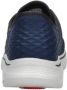 Skechers Go Walk 7 Free Hand 2 Heren Instappers Donkerblauw Rood - Thumbnail 4