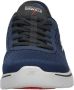 Skechers Go Walk 7 Free Hand 2 Heren Instappers Donkerblauw Rood - Thumbnail 5