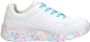 Skechers Uno Lite Lovely Lite 314976L WPTQ Wit Turqoise - Thumbnail 5