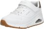 Skechers Uno Gen1 Shimmer Core Meisjes Sneakers Wit - Thumbnail 3