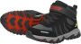Skechers Rugged Ranger Storm Trail Jongens Sneakers Zwart Rood - Thumbnail 12