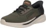 Skechers Slip-ins Slade Cohen Heren Instappers Olijfgroen - Thumbnail 12