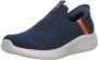 Skechers Ultra Flex 3.0 Smooth Step Slip-ins 403844L-NVY Vrouwen Marineblauw Sneakers Sportschoenen - Thumbnail 4