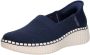 Skechers Hands Free Slip-In Wilshire BLVD dames instapper Blauw - Thumbnail 5