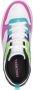 Skechers Court High Classic Crush Unisex Sneakers Wit Zwart Multicolour - Thumbnail 12