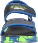 Skechers S Lights-Sola Glow Zandal-Fus Jongens Sandalen Zwart - Thumbnail 6