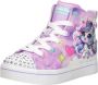 Skechers Twi-Lites 2.0 Veterboots paars Synthetisc Kinderschoenen - Thumbnail 8