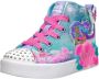 Skechers Twinkle Magic Mermaid Sea Sneakers Hoog licht blauw - Thumbnail 2