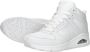 Skechers Klassieke Uno Veterschoen met Air-Cooled Memory Foam Wit Dames - Thumbnail 9