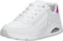 Skechers Uno Gen1 Zip And Stride Meisjes Sneakers Wit - Thumbnail 2