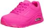 Skechers Uno Gen1 Neon Glow Meisjes Sneakers Roze - Thumbnail 8