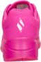 Skechers Uno Gen1 Neon Glow Meisjes Sneakers Roze - Thumbnail 5