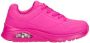 Skechers Uno Gen1 Neon Glow Meisjes Sneakers Roze - Thumbnail 10