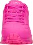 Skechers Uno Gen1 Neon Glow Meisjes Sneakers Roze - Thumbnail 11