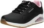 Skechers Uno 2nd Best Sneaker Zwart Roze Zwart Dames - Thumbnail 6