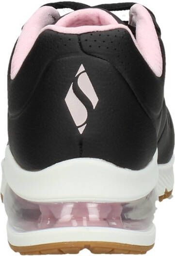 Skechers Uno 2nd Best Sneaker Zwart Roze Zwart Dames - Foto 7