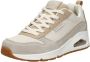 Skechers Uno Two Much Fun Dames Sneakers Taupe Zand - Thumbnail 10