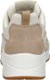 Skechers Uno Two Much Fun Dames Sneakers Taupe Zand - Thumbnail 11