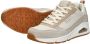 Skechers Uno Two Much Fun Dames Sneakers Taupe Zand - Thumbnail 14