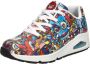 Skechers Uno Vexx Color Doodle Sneakers rood Dames - Thumbnail 21