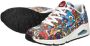 Skechers Uno Vexx Color Doodle Sneakers rood Dames - Thumbnail 25