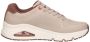 Skechers Uno Icon Sneakers Laag Beige - Thumbnail 4