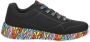 Skechers Uno Lite Sneakers zwart Synthetisch Dames - Thumbnail 8