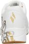 Skechers Uno-Metallic Love 155523-WTGD. Vrouwen. Wit. Sneakers - Thumbnail 10