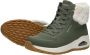 Skechers Uno Rugged Fall Air Dames Laarzen Olijfgroen - Thumbnail 13