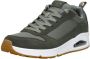 Skechers Uno Stacre Heren Sneakers Olijfgroen - Thumbnail 4