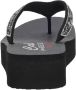 Skechers Vinyasa Butterfly Kiss Dames Slippers Zwart - Thumbnail 4