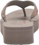 Skechers Vinyasa Wild Daisies VEGAN Slipper Vrouwen Taupe - Thumbnail 6