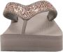 Skechers Vinyasa Wild Daisies VEGAN Slipper Vrouwen Taupe - Thumbnail 7