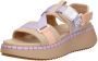 Steve Madden Decorum Sandalen Plat Lila - Thumbnail 3