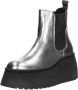 Steve Madden Pegasus Enkellaarsjes Plat Zilverkleur - Thumbnail 3