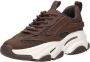 Steve Madden Possession Sneakers Laag Donkerbruin - Thumbnail 3