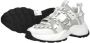 Steve Madden Tazmania chunky leren sneakers wit grijs - Thumbnail 12