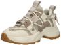 Steve Madden Tazmania chunky leren sneakers wit grijs - Thumbnail 10