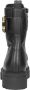 Sub55 Biker boots Enkellaarsjes Plat zwart - Thumbnail 3