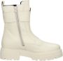 Sub55 Biker boots Enkellaarsjes Plat gebroken wit - Thumbnail 3