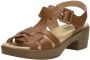 Sub55 Comfort Collection Luz 04 Sandalen Hak Cognac - Thumbnail 3