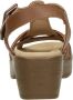 Sub55 Comfort Collection Luz 04 Sandalen Hak Cognac - Thumbnail 4