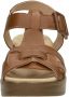 Sub55 Comfort Collection Luz 04 Sandalen Hak Cognac - Thumbnail 5