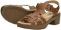 Sub55 Comfort Collection Luz 04 Sandalen Hak cognac - Thumbnail 6