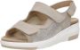 Sub55 Comfort Collection Maira 20 Sandalen Plat Beige - Thumbnail 3